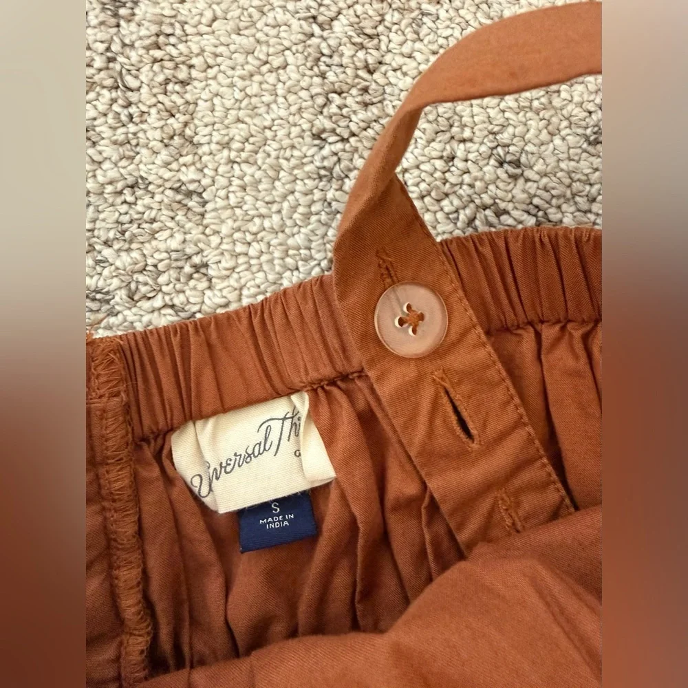 Universal Thread Cropped Rust Jumpsuit/Romper Sz S - Picture 7 of 11